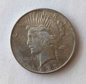 lot 218 image: 19211923 Peace Dollars