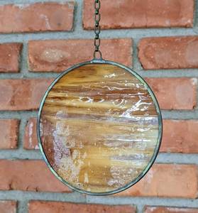 lot 237 image: Large Wind Chime with Stained Glass