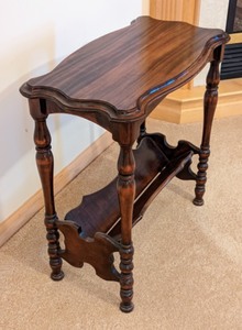 lot 248 image: Vintage Side Table with Magazine Holder
