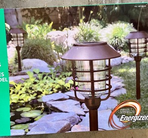 lot 444 image: New Smartyard by Alpan LED Solar Pathway Lights