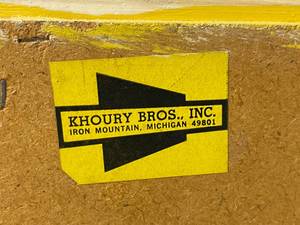 lot 418 image: Khoury Bros 2 Drawer Storage Piece