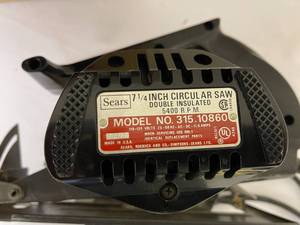 lot 437 image: Craftsman 7.25 Inch Circular Saw