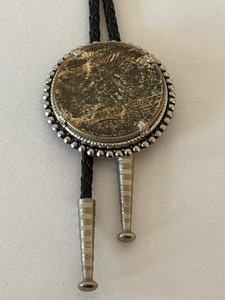 lot 285 image: 1922 Silver Dollar Coin Bolo Tie