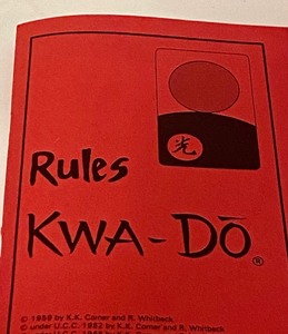 lot 295 image: Kwa-Do Vintage 1959 Card Game
