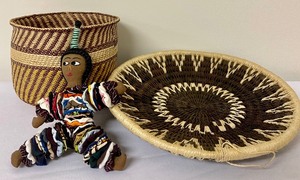 lot 143A image: Woven Basket,  Decor and More