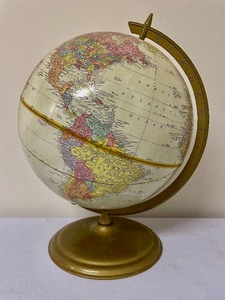 lot 149 image: Amazing Vintage Decorative Globe by Cram Antiques