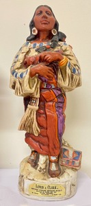 lot 138 image: Vintage Porcelain Figural Decanters