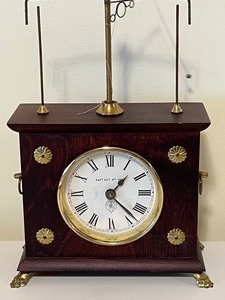 lot 384 image: Ignatz Horolovar Flying Pendulum Clock