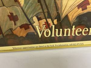 lot 482 image: Vintage Red Cross Framed Print