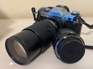 lot 505 image: Vintage Canon AE-1 Film Camera w Tamron 70-210 Lens