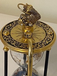 lot 503 image: Franklin Mint National Maritime Historical Society Hour Glass
