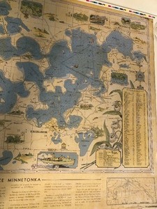 lot 555 image: Map of Buoyage System of Lake Minnetonka (Reproduction)