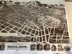 lot 554 image: Prospective Map of the City of Helena, Montana