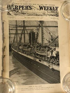 lot 559 image: 1898 Harpers Weekly Magazines