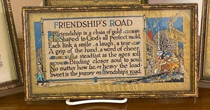 lot 541 image: Four Vintage Framed Mottos