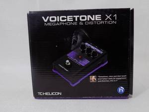lot 3 image: TC Helicon Voicetone X1 Megaphone & Distortion Vocal Effect Pedal