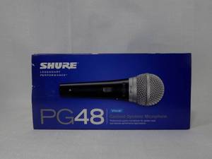 lot 4 image: Shure PG-48 Vocal Microphone