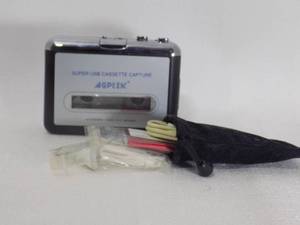 lot 38 image: AGPtek Super USB Cassette Capture, MP3 Player & Earbuds