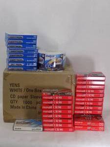 lot 43 image: Blank Cassettes, CDs & CD Sleeves