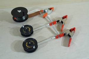 Ice Fishing Rattle Reels with Clamps