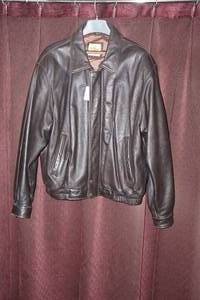 Dark Brown Leather Hard Rock Caf Jacket - New Orleans - XL