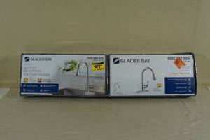 2 Glacier Bay Pull Down Kitchen Faucets