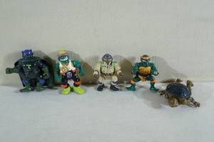 Early 90s Teenage Mutant Ninja Turtles Action Figures