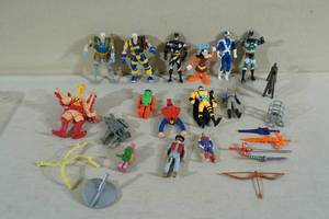 Vintage Action Figures - X-Men, Batman, Power Rangers
