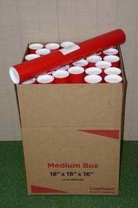 Uline Mailing Tubes - 25 x 3