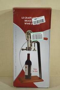 Franmara Le Grape Antique Brass Finish Wine Opener