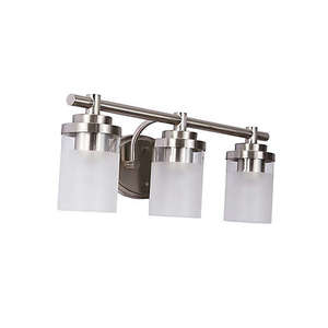 Cedar Hill 412305 3 Light Etched Glass Vanity Light