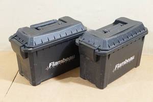 2 Flambeau Tactical Plastic Ammo Cans