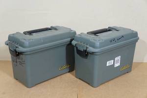 2 Cabelas Plastic Ammo Cans