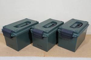 3 MTM Case Gard Plastic Ammo Cans