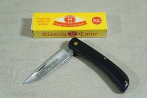 Kissing Crane Black Angus Pocket Knife - KC5295