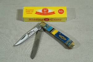 Kissing Crane Bahama Blue Limited Edition Pocket Knife - KC5411