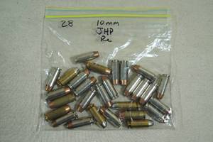 28 Reloaded 10mm JHP Ammo