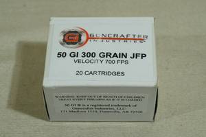 20 Guncrafter Industries 50 GI 300 Gr JFP Ammo