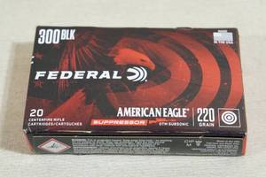 20 Federal American Eagle .300 Blackout 220 Gr OTM Subsonic Ammo