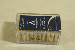 50 CCI Maxi-Mag .22 WMR 40 Gr JHP Ammo