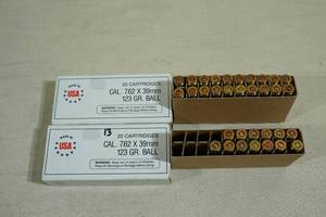 33 7.62 x 39mm 123 Gr Ball Ammo