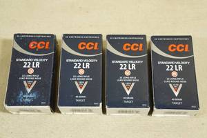 200 CCI .22 LR 40 Gr Lead Round Nose Ammo
