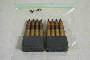 16 .30 Cal M2 (.30-06) Black Tip Ammo
