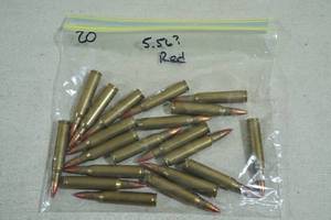 20 Reloaded 5.56mm Red Tip Ammo