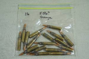16 Reloaded 5.56mm Orange Tip Ammo