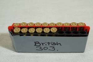 16 Empty .303 British Casings