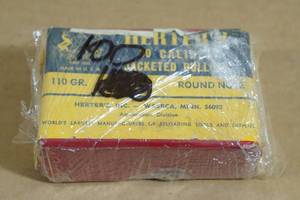 100 Herters .30 Cal .308 110 Gr Jacketed Round Nose Bullets