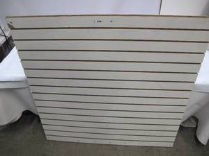 lot 640 image: Garage Escape 4 x 4 Composite Wood Slatwall