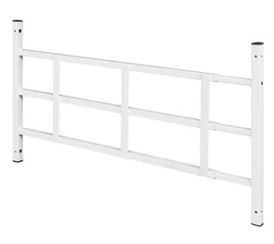lot 653 image: Segal Child Fall Window Guard, 22 in. - 38 in. W x 16 in. H, 3 Bar, Steel, White
