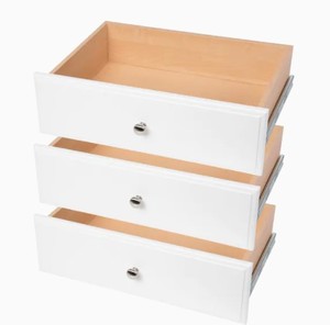 lot 660 image: Easy Track 24-in x 8-in x 13.5-in White Drawer Unit